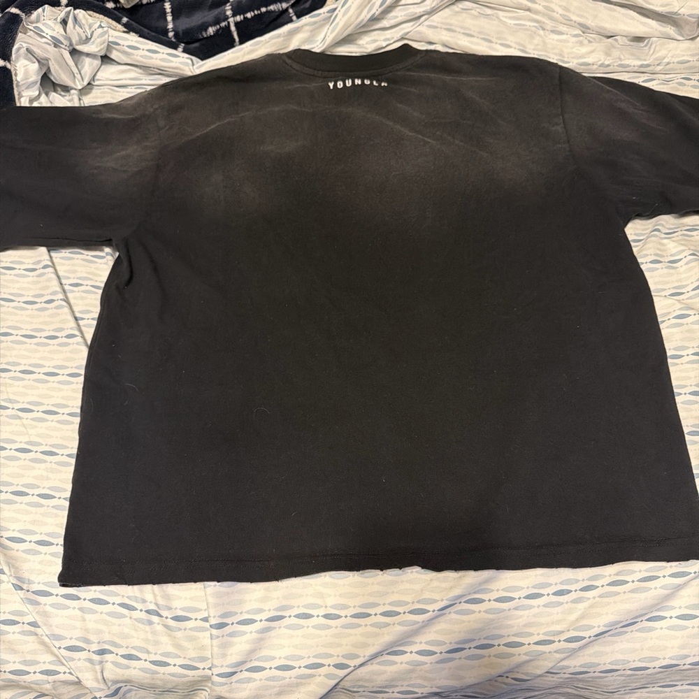 YoungLA Black and Red Graphic Tee - Picture 2 of 2